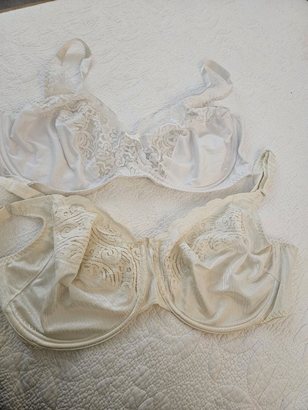Underwire Bras in Cream and Ivory